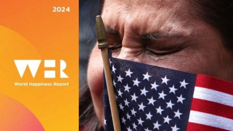 Americans under 30 are so miserable that the U.S. just fell to a historic low ranking in the annual World Happiness