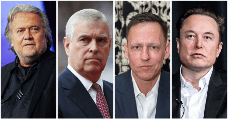 Oversight Democrats Release Third Batch of Documents from Jeffrey Epstein Estate, Includes Elon Musk, Peter Thiel, Steve Bannon, Prince Andrew Mentions
